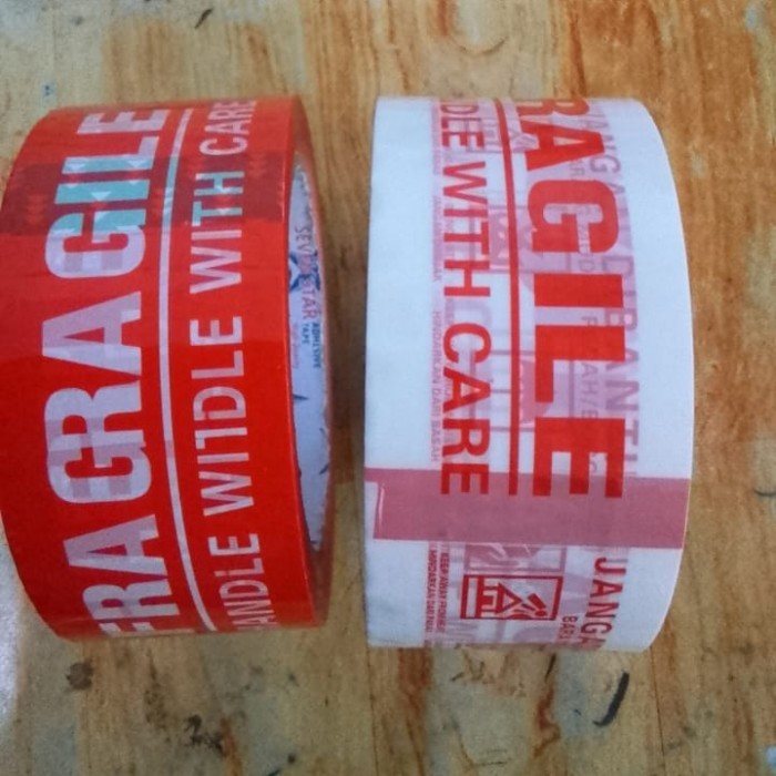

Lakban fragile Sevenstar 48mm*100y FRAGILE PUTIh Dan Merah