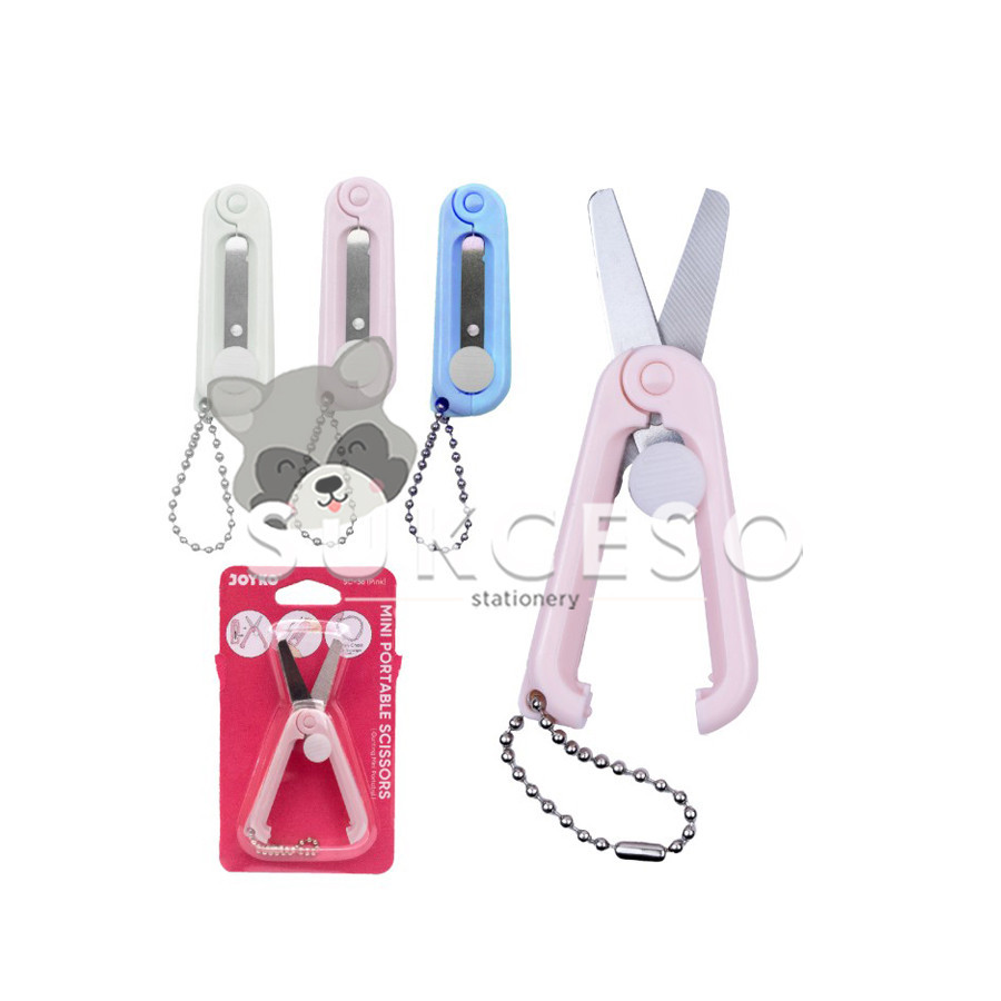 

Joyko Mini Portable Scissors SC-36 Gunting Lipat Kecil Lucu