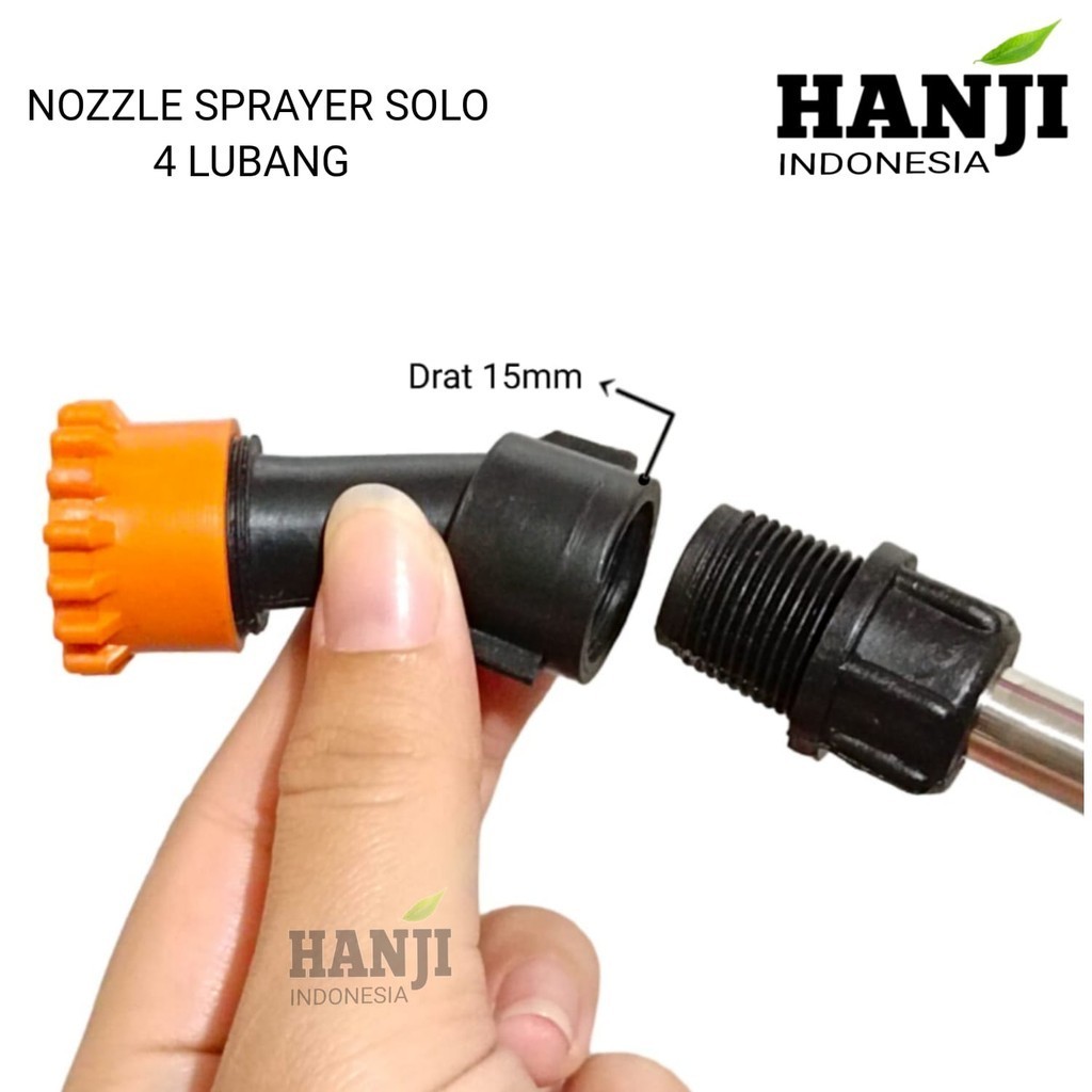 Nozzle Solo 4 lubang nozzle sprayer solo 4 lubang Nozzle spuyer sprayer solo 4 lubang