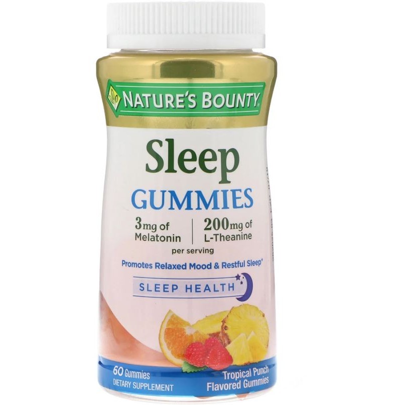 Nature's Bounty, Sleep Gummies, Tropical Punch Flavored, 60 Gummies