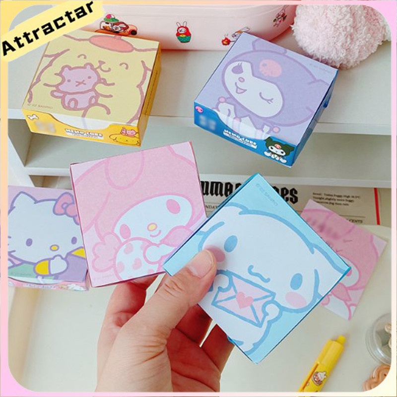 

Kartun Sanrio Memo Pad Pembelajaran Siswa Memo Pad Gaya Jepang Ledger Tangan Catatan Lucu Lengket