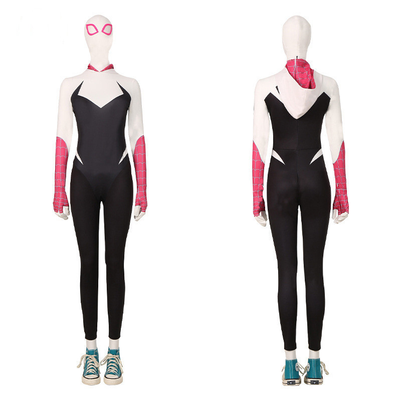 PREORDER Marvel Spiderman Cosplay Costume Spider Man Into The Spider Verse Gwen Stacy Cosplay Costum