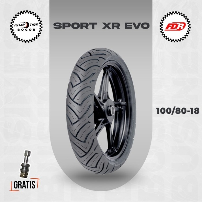 Ban Tubles Motor Moge FDR SPORT XR EVO 100/80 Ring 18