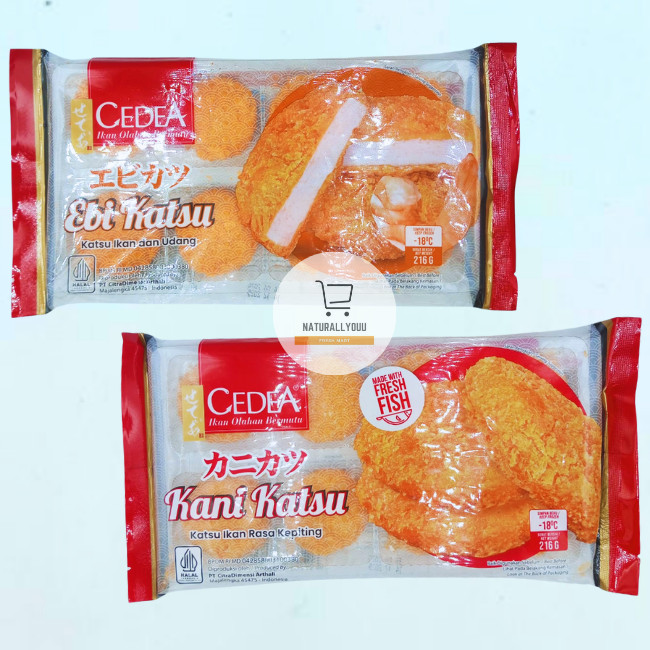 

Cedea Ebi Katsu / Kani Katsu 216gr /8pcs Udang/Kepiting