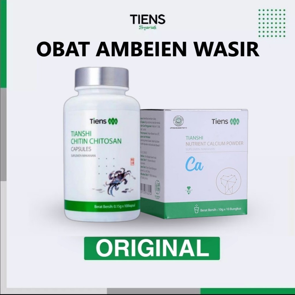 Obat China Ambeien Wasir Chitin chitosan, Calsium NHCP, Obat herbal dari China vito farmaka herbal C