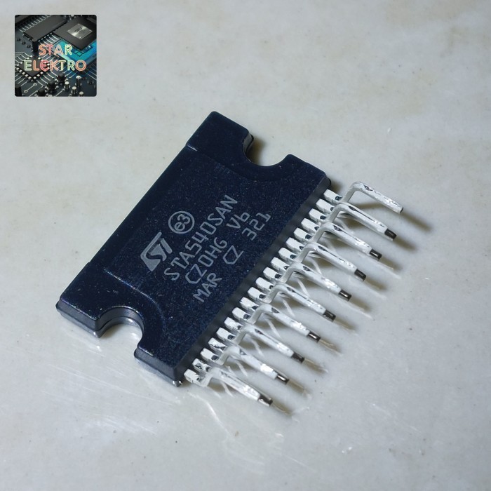 STA540SAN Zip-19 STA540 SAN STA 540 IC Power Amplifier 4x10W 4 10Watt Quad Channel ST