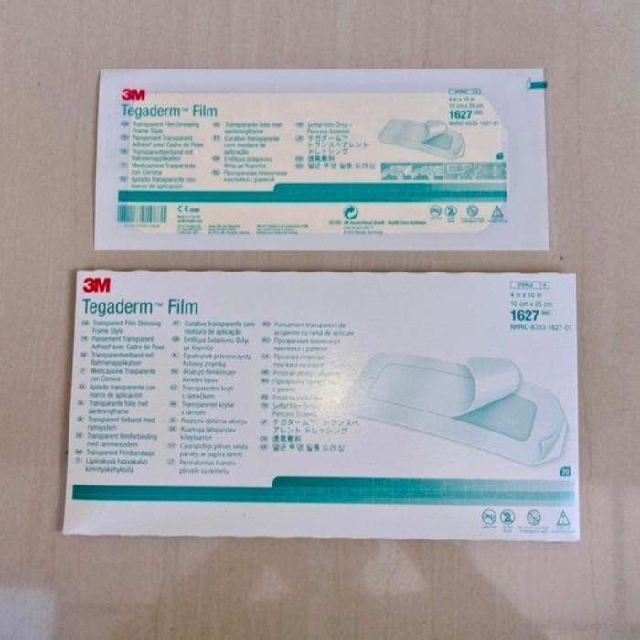 Tegaderm 1627 / Tegaderm Film 3M / Plester Tahan Air (BOX)