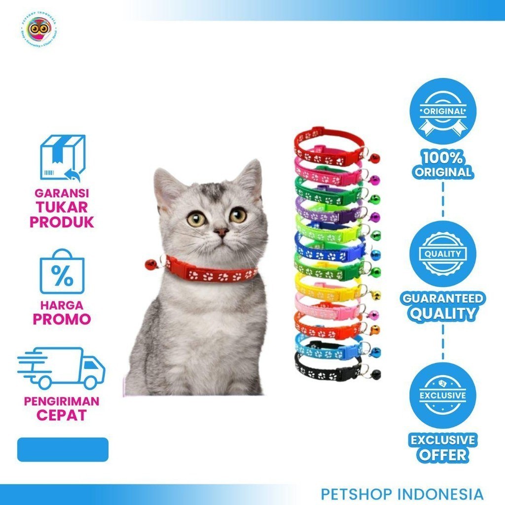PB Necklace Pawdot - Kalung Aksesoris Kucing Motif Paw