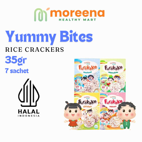 

YUMMY BITES - Furikake Topping Rumput Laut 35g 12+