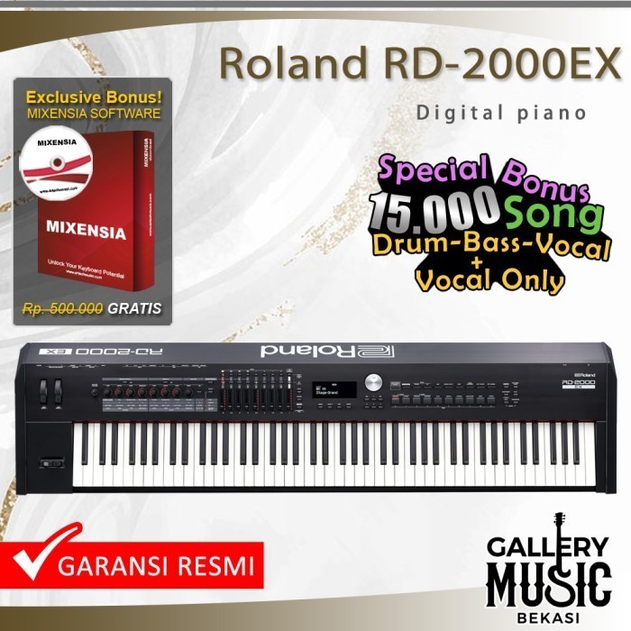 Roland RD 2000EX Digital Stage Piano / RD2000EX / RD 2000 EX / RD2000 EX - Keyboard