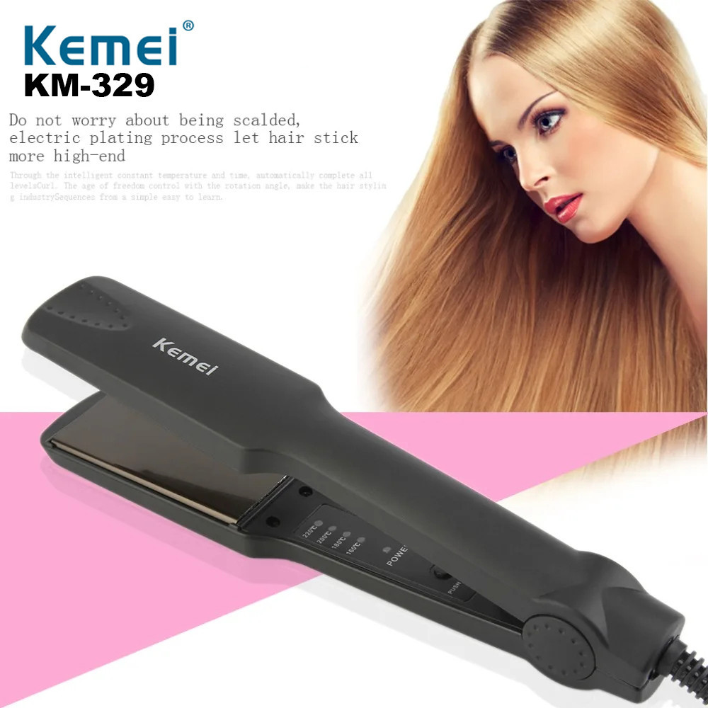 Kemei KM-329 Hair Straightener Catokan Catok Pelurus Rambut KM 329 KM329