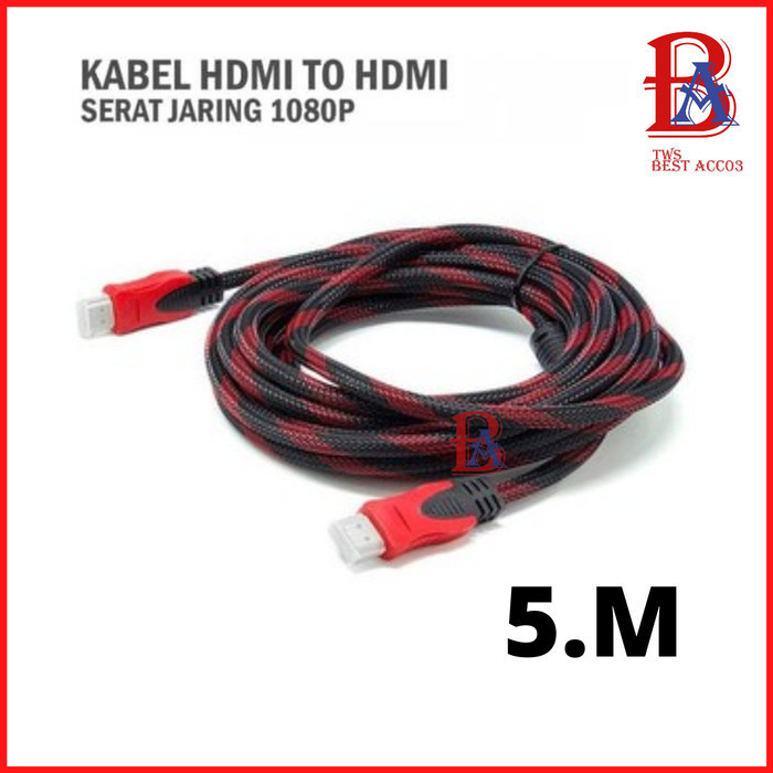 KABEL HDMI 5M JARING / HDMI 5 M / HDMI 5 METER