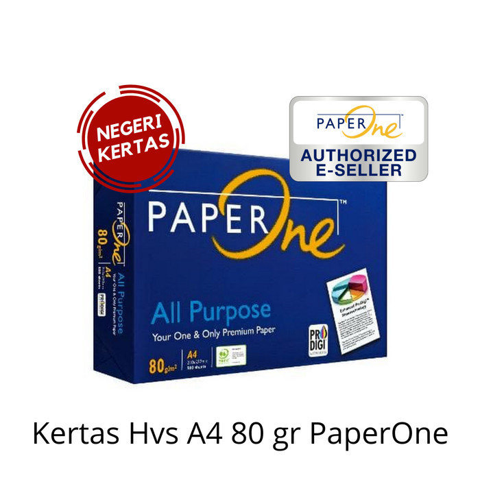 

promo ✨ -Kertas HVS A4 80 gr PaperOne