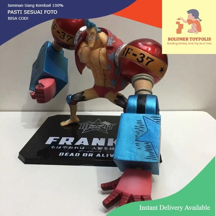 Figure Franky ONE PIECE FZO NEW WORLD 18CM BOX TOY PVC ANIME PAJANGAN