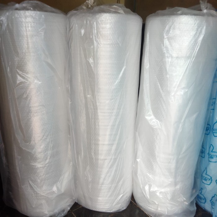 

bubble wrap roll 125cm x 50 meter / buble wrap bubble murah - Putih