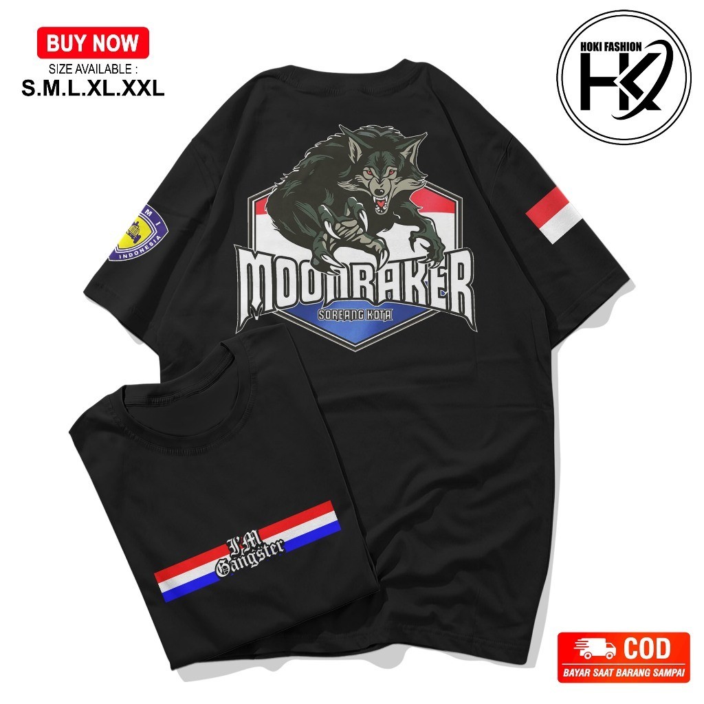 Kaos Pria Baju Pria Im Gangster Moonraker Bandung Indonesia Imi Ormas Viral