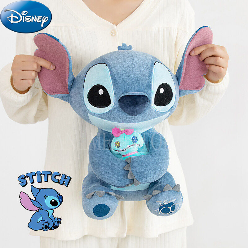 20-25cm Stitch Plush Doll Disney Original Anime Figures Lilo & Stitch Cute Stuffed Toys Movie Periph