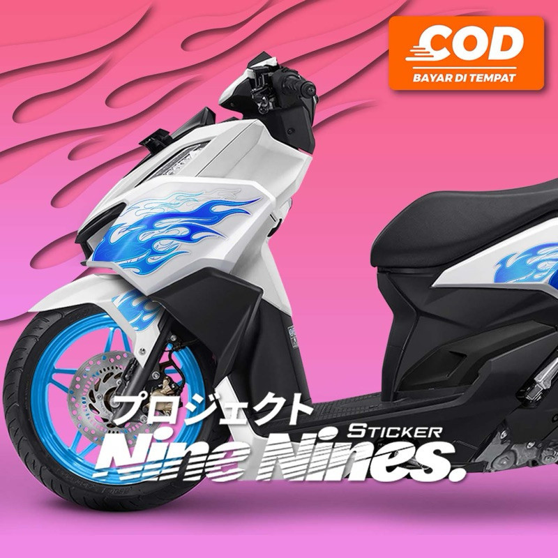 Striping Vario 160 Stiker vario 160 Cutting Sticker Vario 160 2022 - Aksesoris Motor Stiker Honda Va