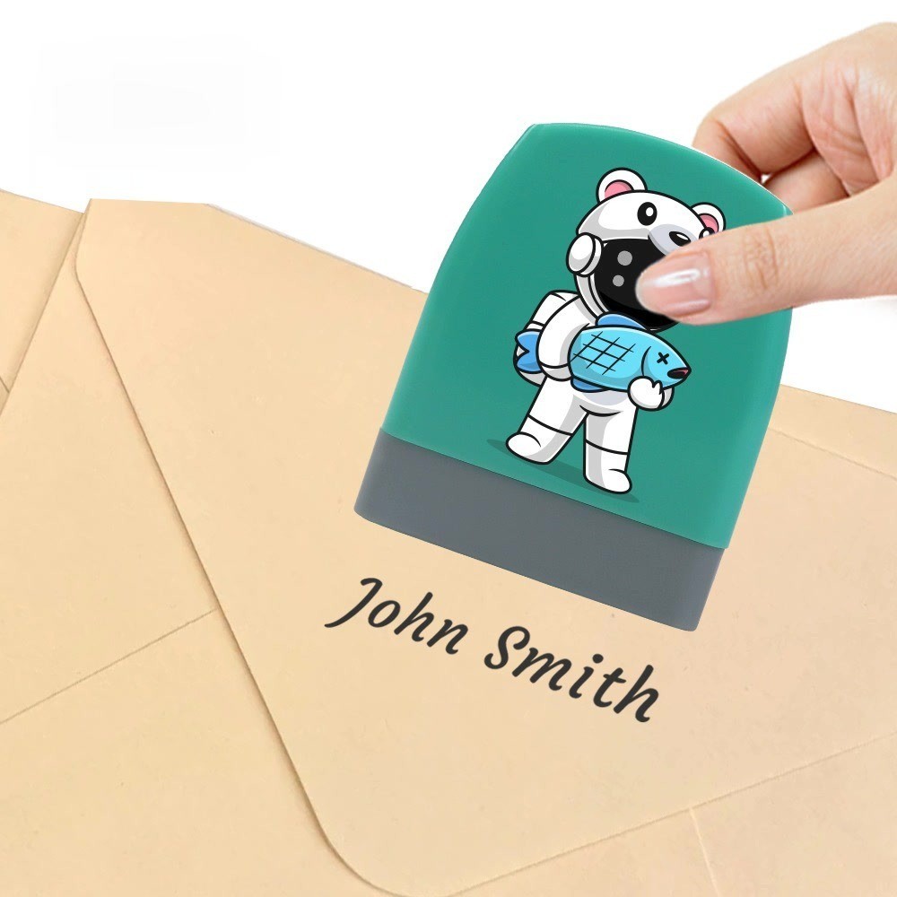 

Baby Name Stamp Custom-made DIY Gift For Children Seal Student Clothes Chapter Not Easy To Fade Toy