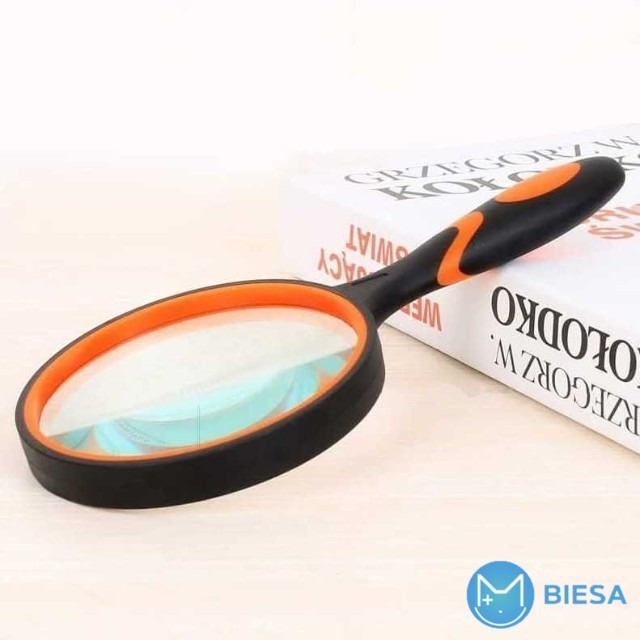 

Kaca Pembesar Handheld 10X - Murah, Awet, dan Berkualitas | Magnifying Glass Lup Magnifier dengan Pegangan Karet Nyaman