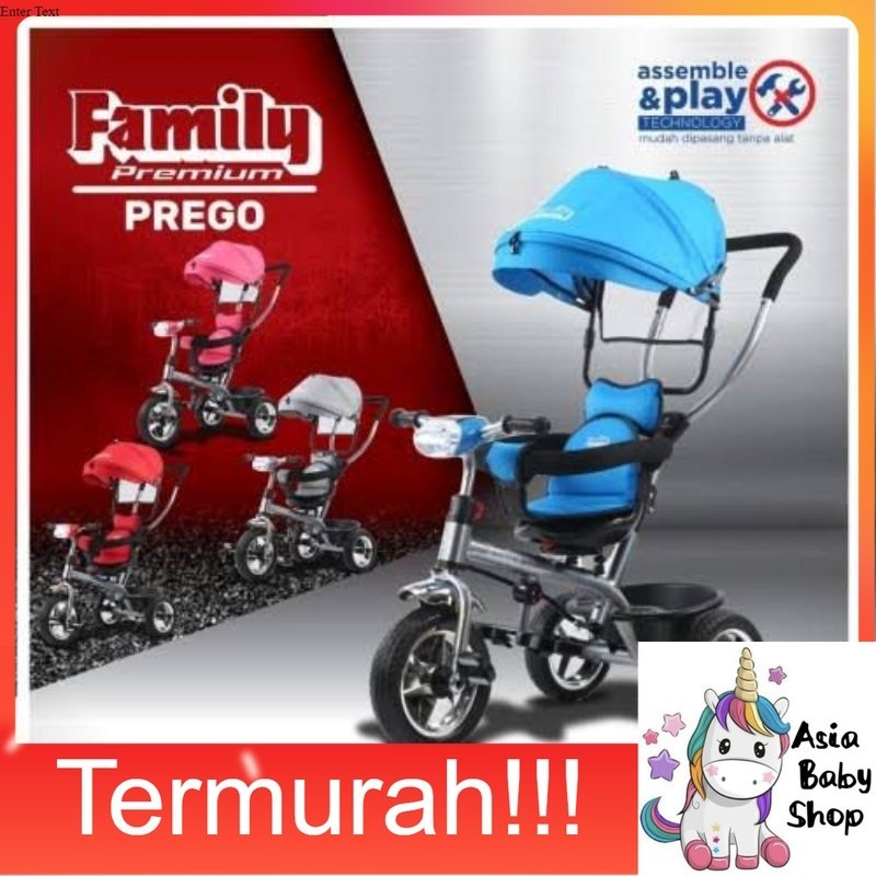SEPEDA ANAK RODA TIGA 3 FAMILY PREMIUM F360H F361 F362 F 360 361 362 Rayhan Romeo Paolo