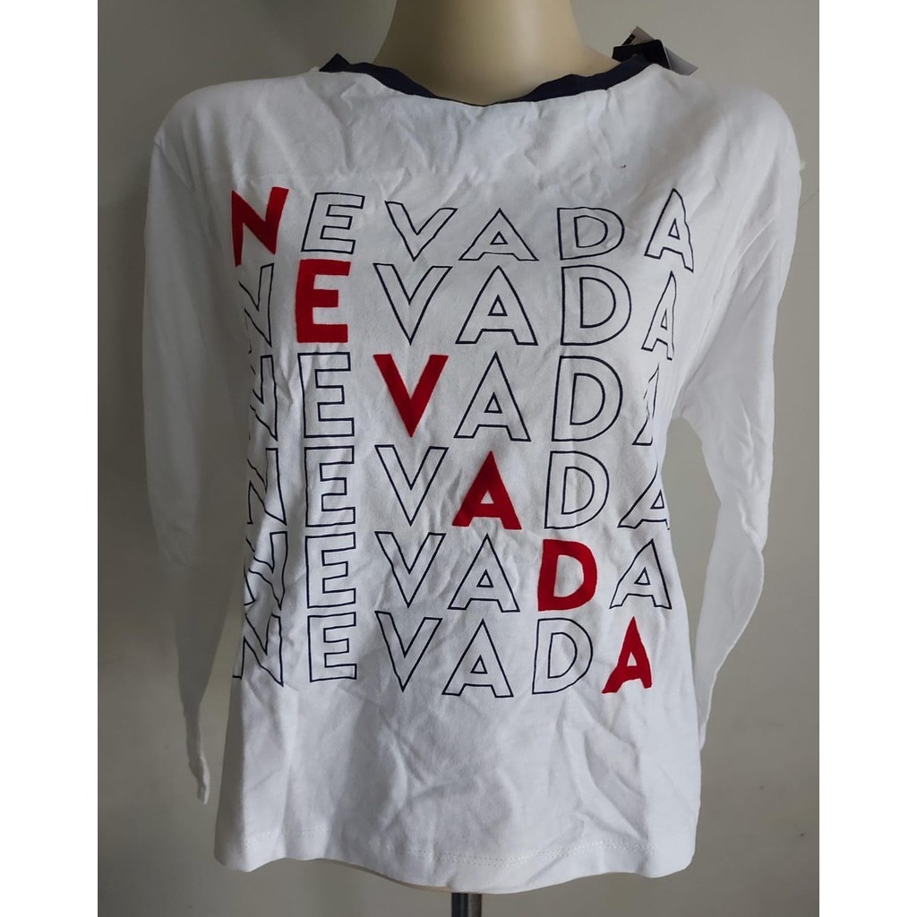S/-KAOS WANITA-LENGAN PANJANG/N3VAD4-PUTIH/-2024
