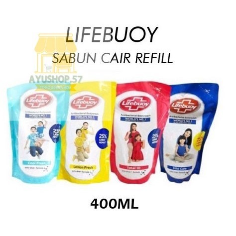 

SABUN LIFEBUOY CAIR REFILL 400ML - Merah - AYUSHOP57