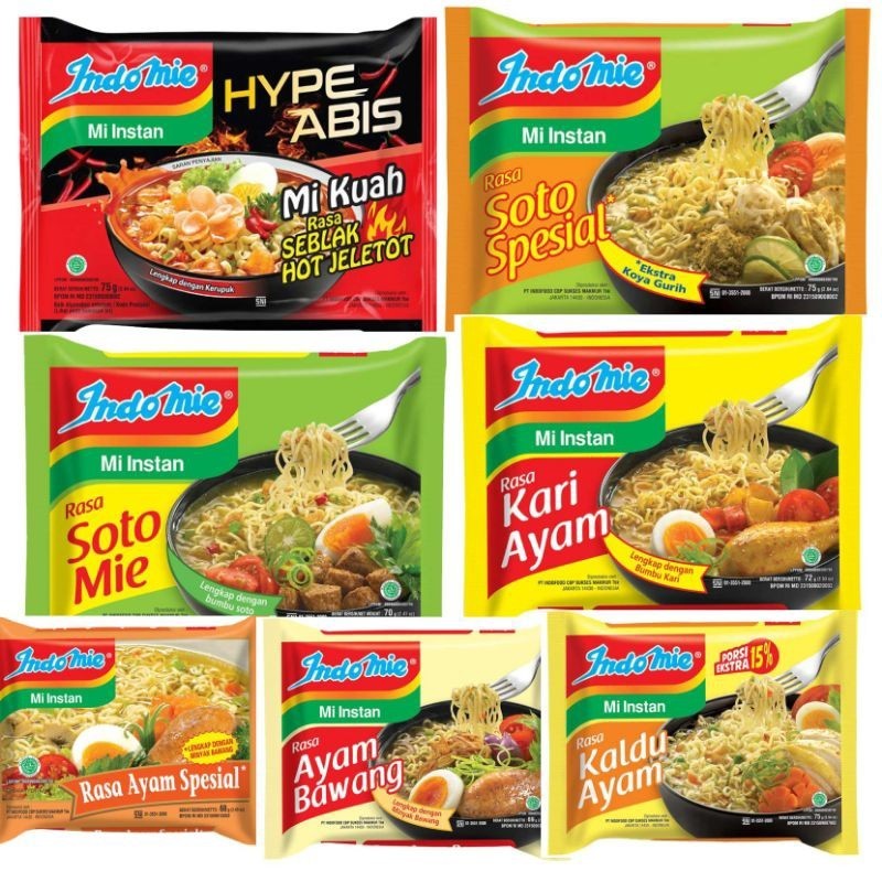 

Indomie Mi Kuah | Kaldu Ayam Special Soto Mie Kari Seblak