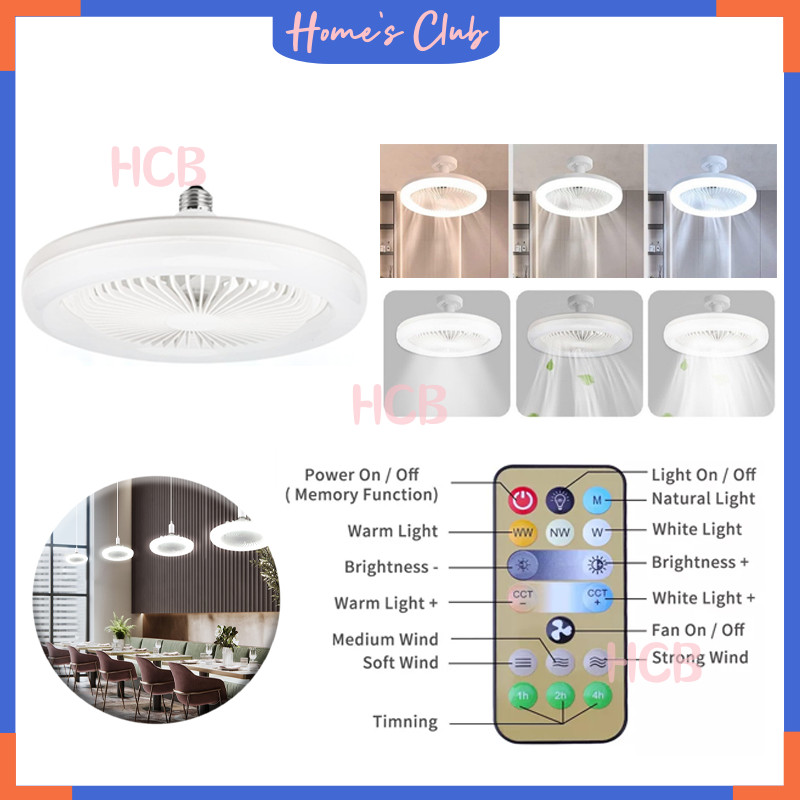 Lampu Kipas Led / Led Lampu Kipas Ruang Tamu / Lampu Plafon