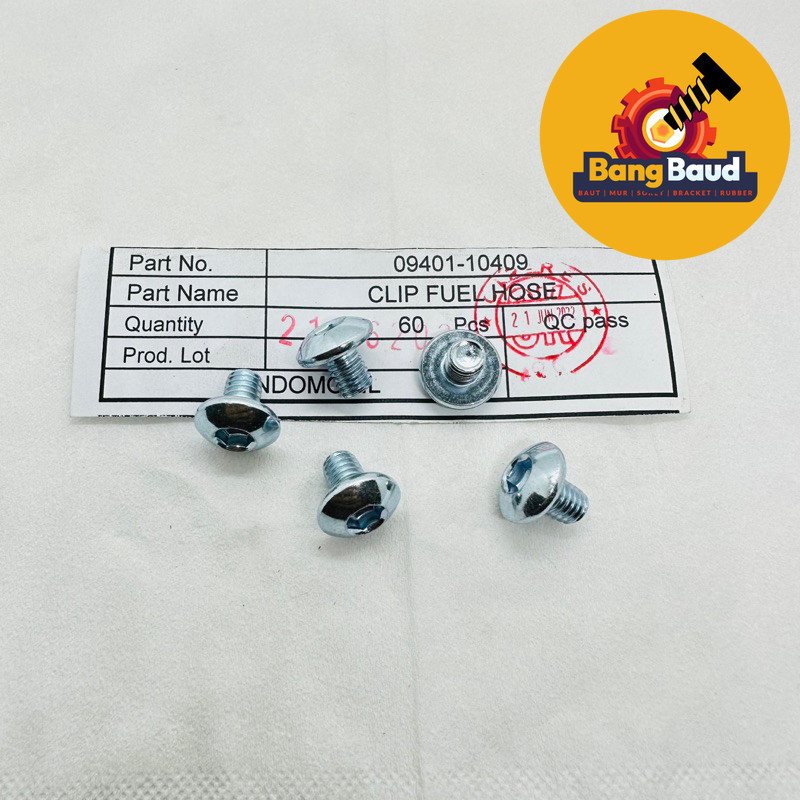 BOLT SPECIAL M6 × 8 mm 90107-K84-9002 BAUT 10 L 5 0,8CM  COVER BODY TANKI HONDA CRF 150 ORIGINAL