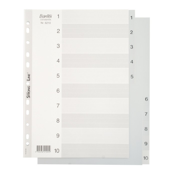 

Divider Bantex Plastik A4 6210 (1-10 Index)