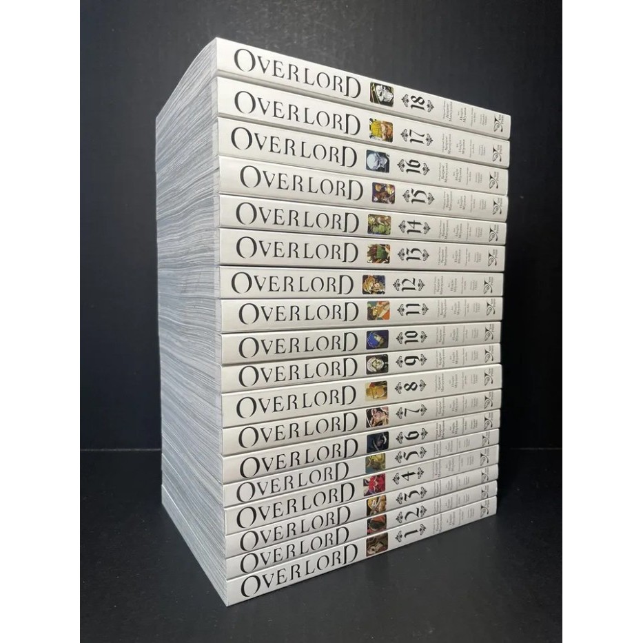 Overlord Manga Volumes 1-17 englis