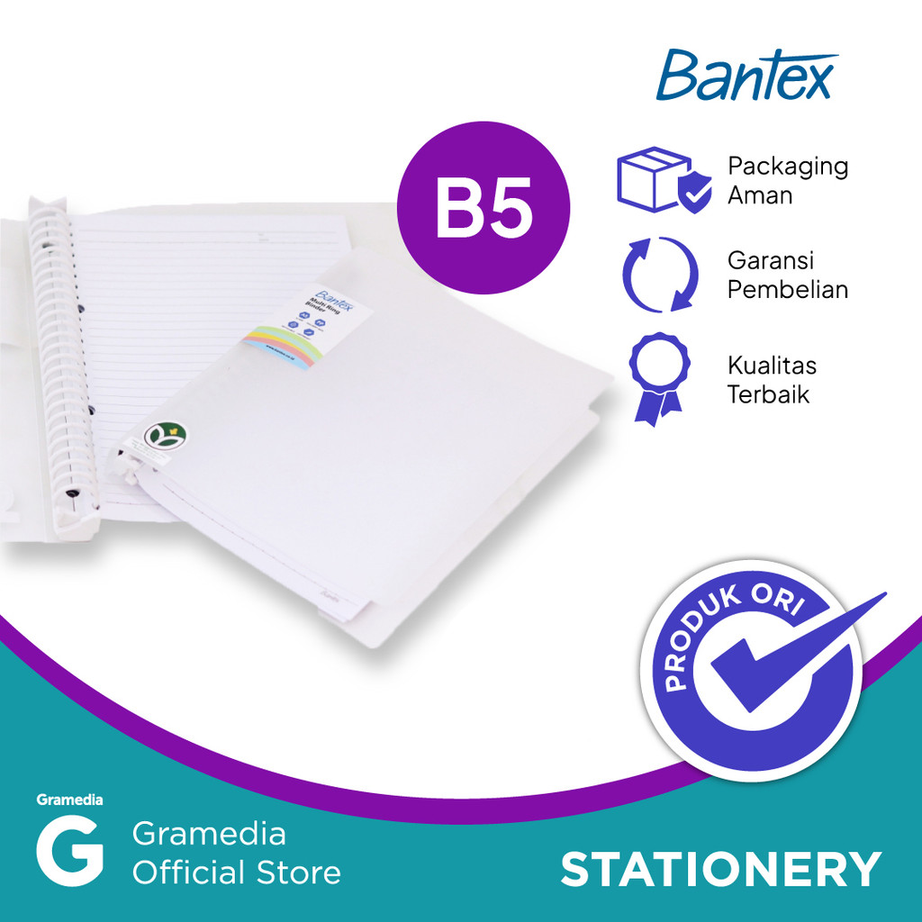 

Bantex Trendy B5 Binder 26 3526 08 Transparant CO