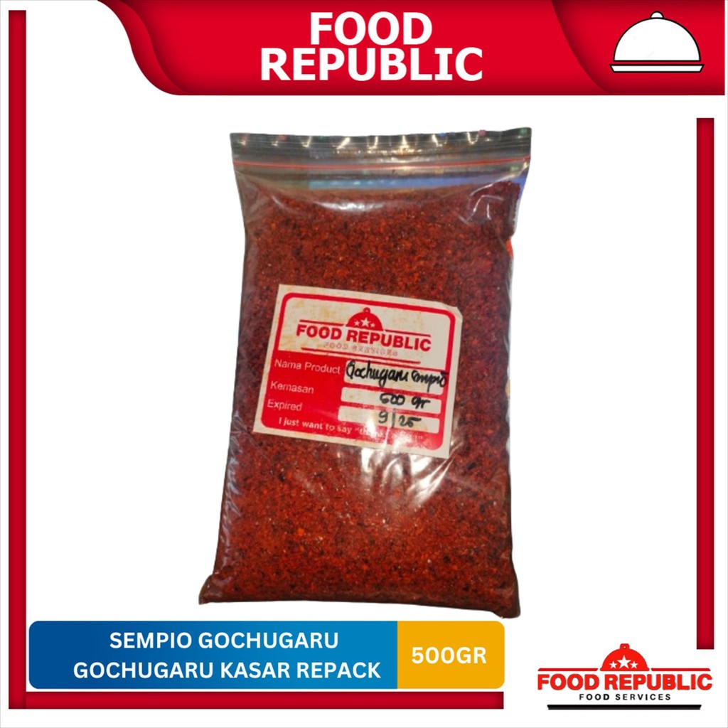 

Gochugaru Kasar Korea 500 GR / Bubuk Cabe Korea Kimchi