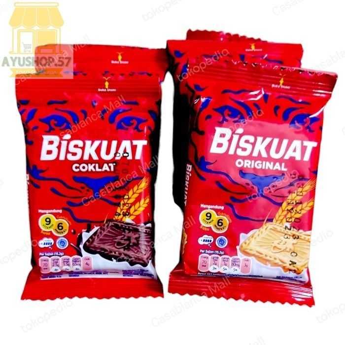 

Biskuat Biskuit 1000an [isi 20/bungkus] - AYUSHOP57