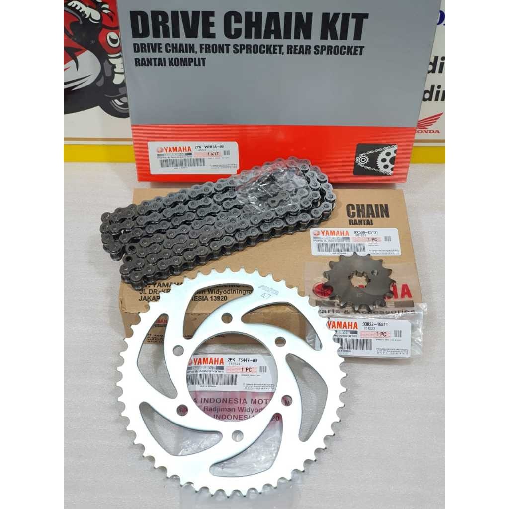 GIR SET GEAR SET R15 V2 BELUM LAMPU LED 2PK-WF01A ASLI ORI YAMAHA