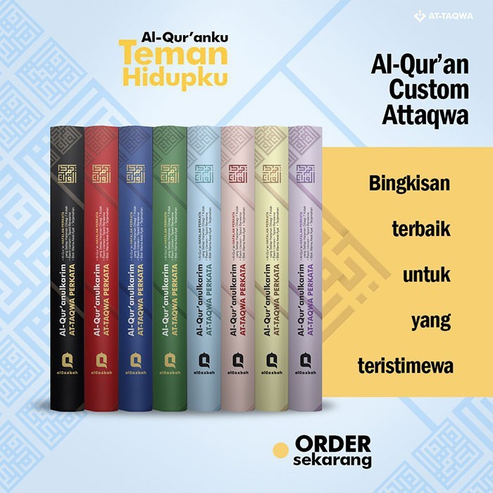 Al-Quran At-Taqwa Kostum nama A4, Al-Quran Hafalan Premium