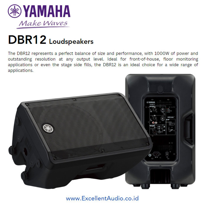 Yamaha DBR12 / DBR 12 Aktif Active Speaker Original
