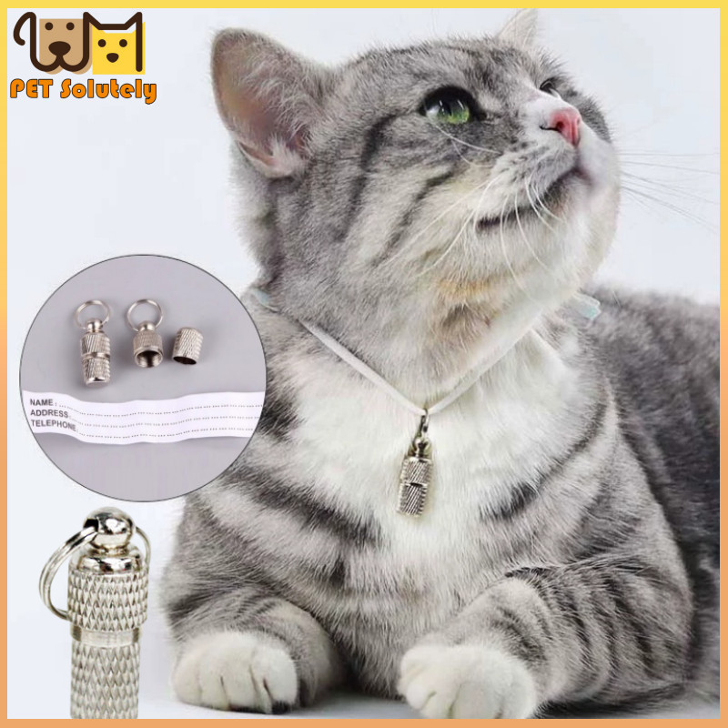 Kalung Kucing Gratis Liontin Costum Nama Tag Nama Pet Tag Anjing Kucing Stainless Stee