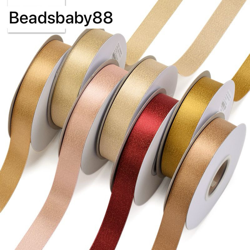 

BeadsBaby88 Pita Metalik Metalic ribbon Size 1,6 2,2 dan 3,8cm Premium Quality bahan best quality super lembut cocok untuk dibuat jepit rambut anak, acc fashion lain atau bahan untuk buat bunga