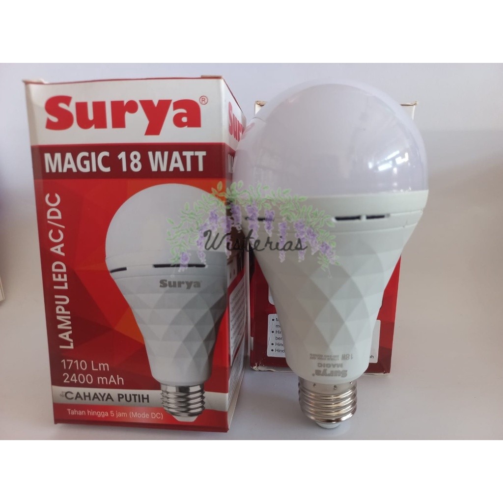 Surya Magic 18 Watt Lampu LED Emergency Surya Magic 18 Watt LED Darurat Bulb Surya Magic