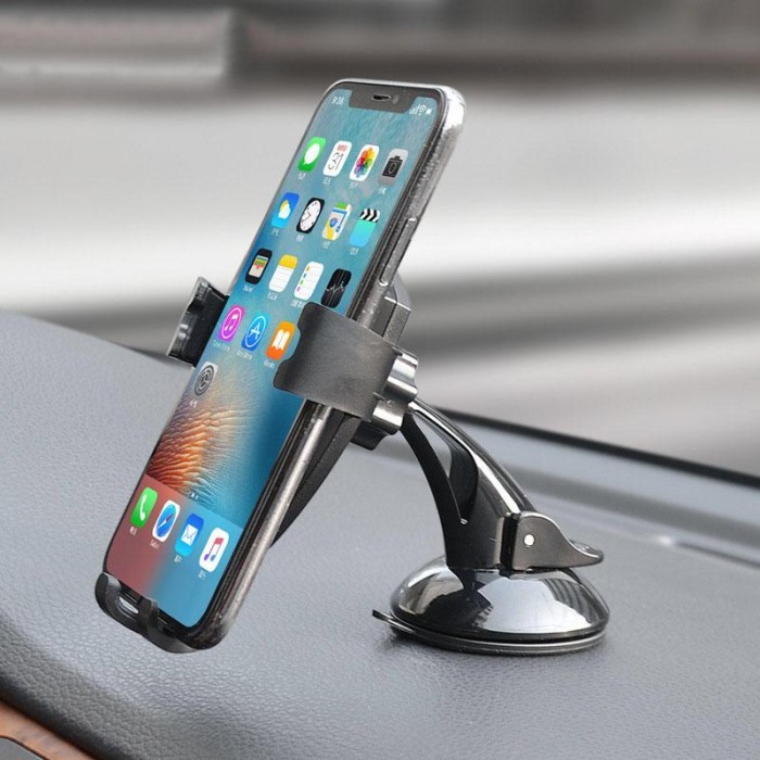 

pegangan hp mobil car phone Stand holder osculum gravity mount suction