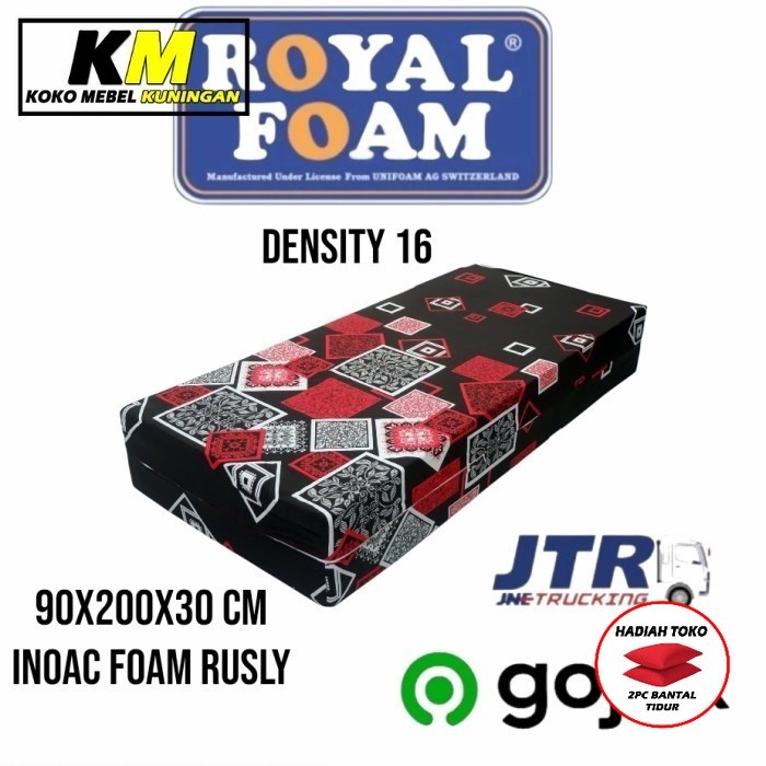 TERLARIS kasur busa royal foam 90x200x30 cm garansi 5 tahun