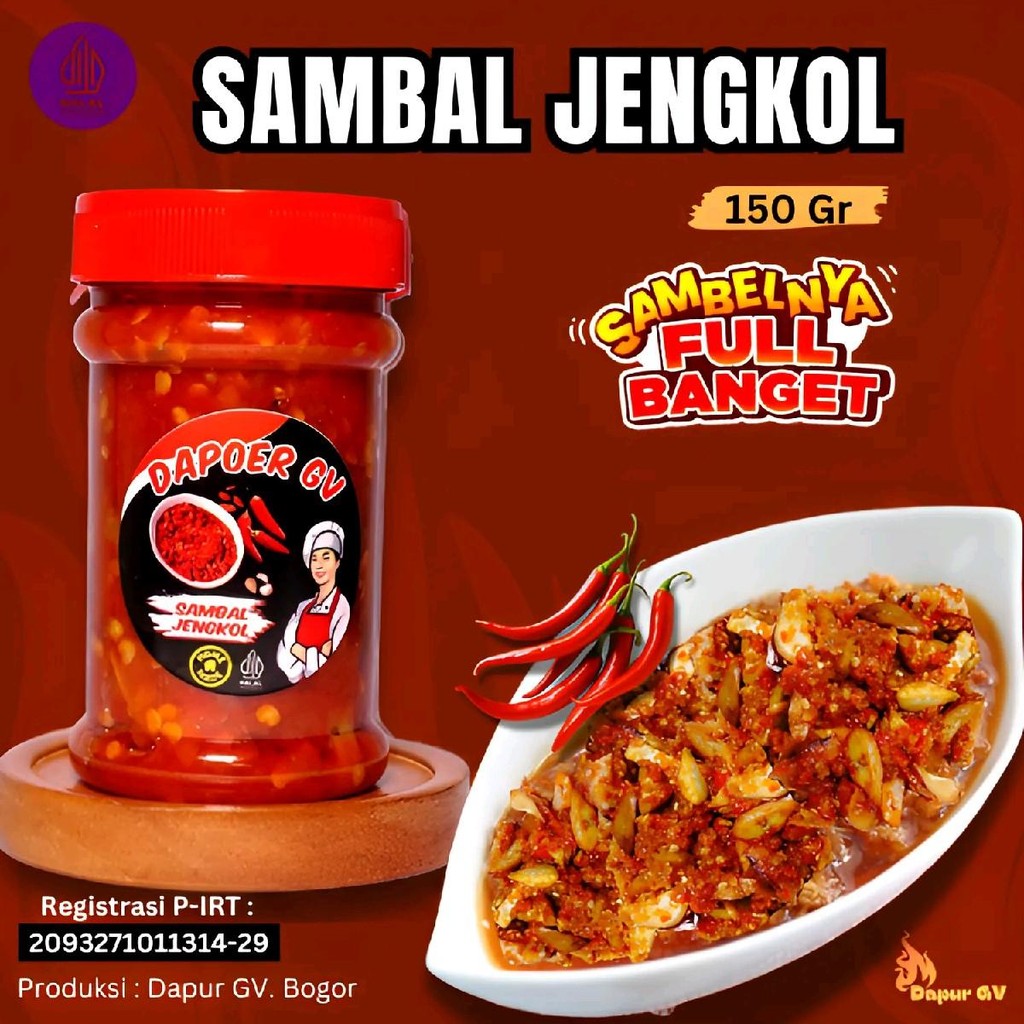 

Sambal Jengkol Dapoer GV 130gr - Cabai Segar Bahan Pilihan Tanpa Pengawet - Food