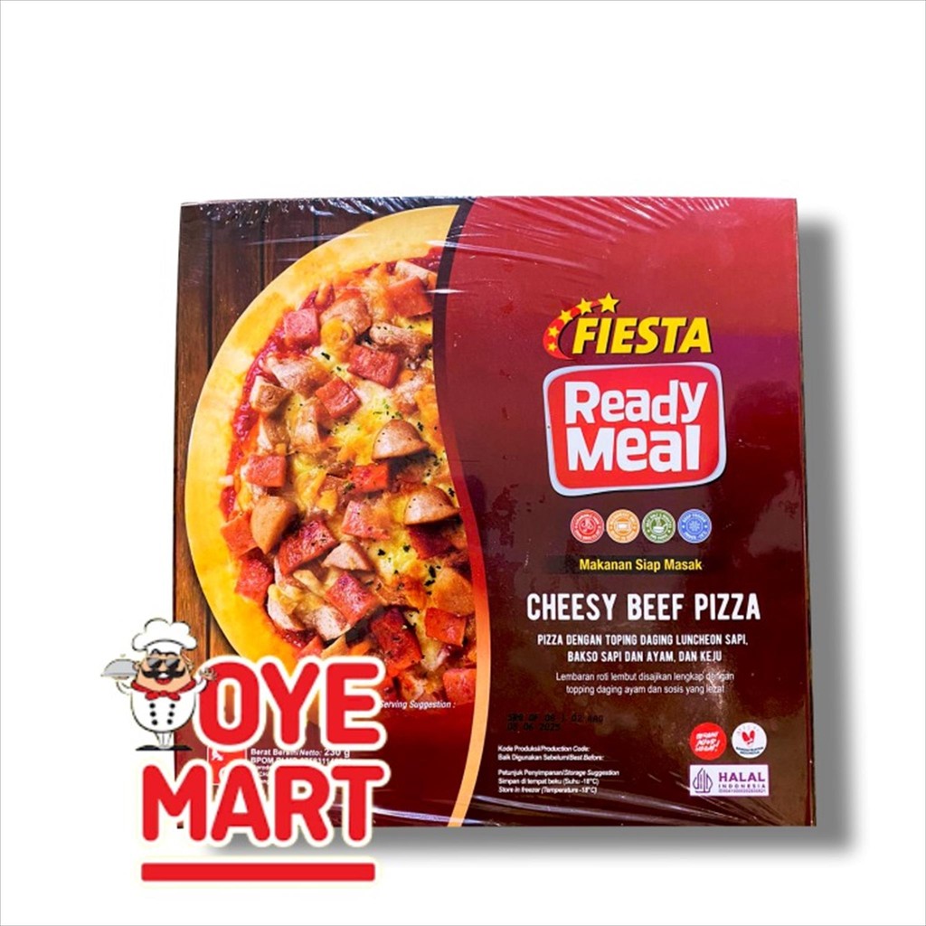 

FIESTA CHEESY BEEF PIZZA 230GR