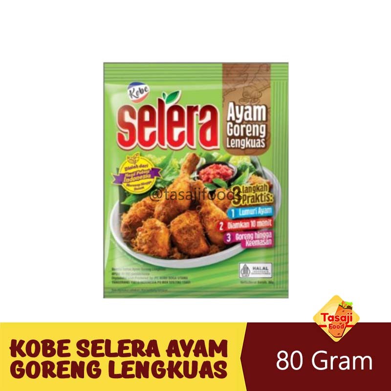 

Kobe Selera Bumbu Ayam Goreng Lengkuas 80gr