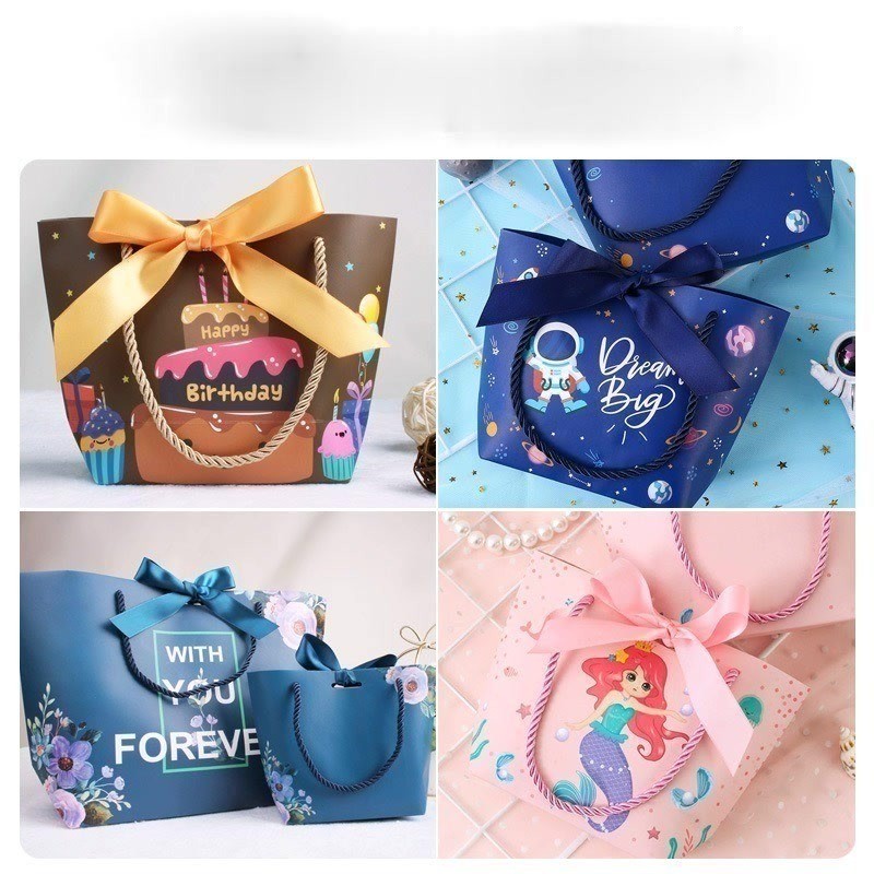 

(S-M-L) TAS KADO / GOODIE BAG PREMIUM MOTIF MERMAID/ DINO/ ASTRONOT/ HAPPY BIRTHDAY/PAPER BAG ULANG TAHUN / PAPERBAG PESTA