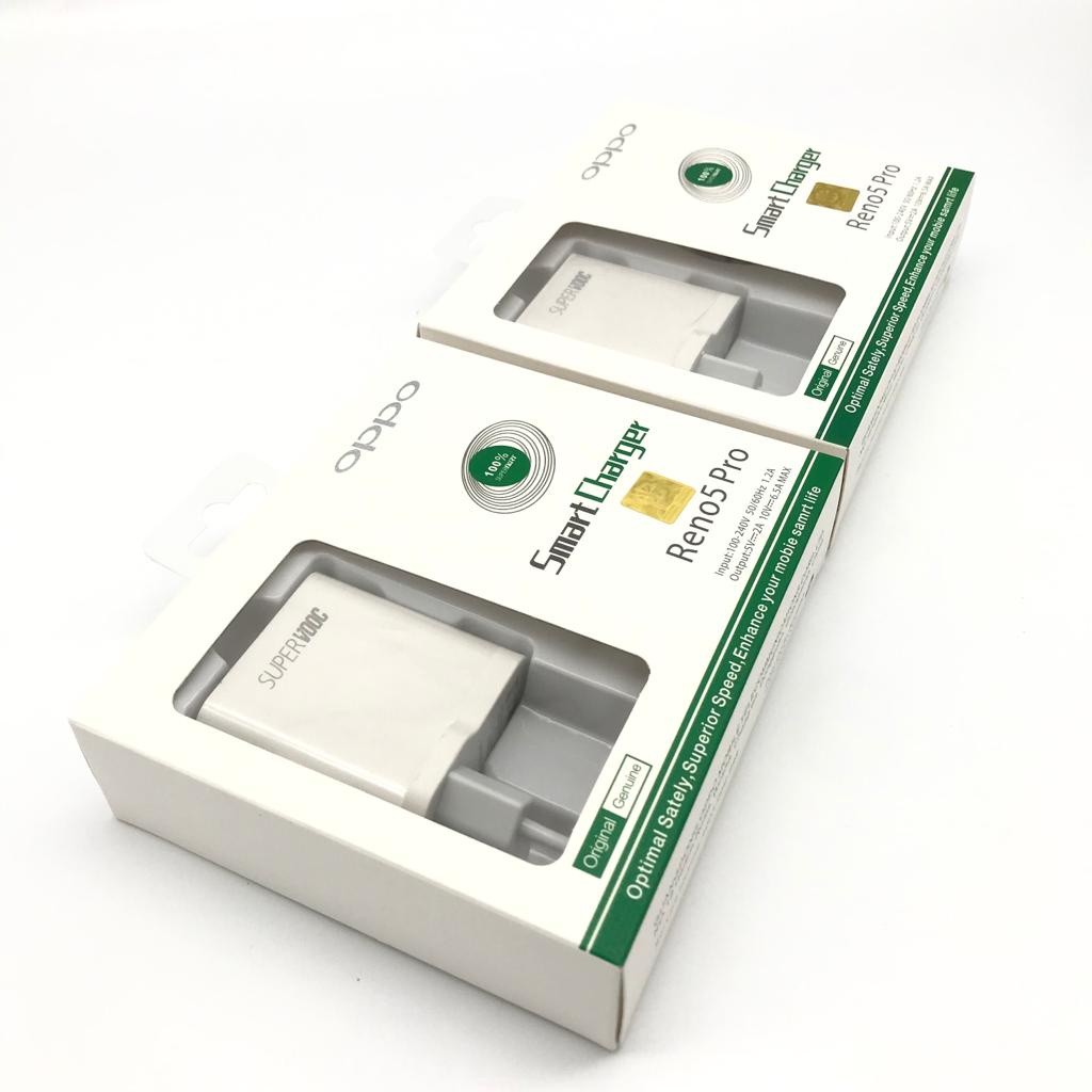 CASAN TRAVEL ADAPTOR CHARGER OPPO RENO 5 PRO VOOC FLASH CHARGING ORI 100%