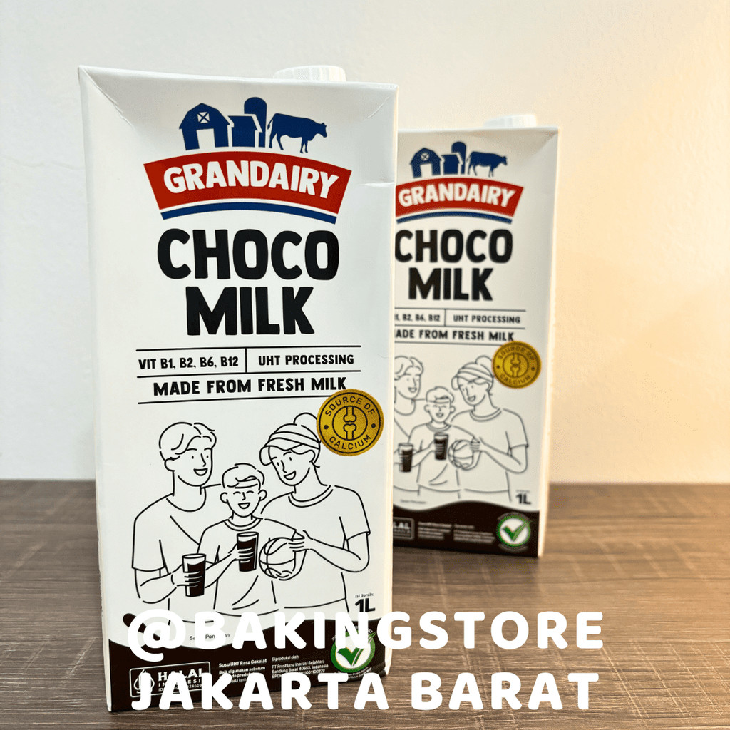 

Grandairy Choco Milk 1 Liter | Susu UHT Milk 1L | HALAL