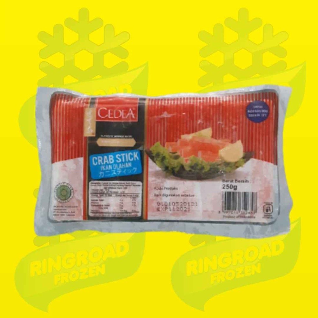 

CEDEA Crab Stick 250 gr - Ikan Olahan bentuk stik Kepiting